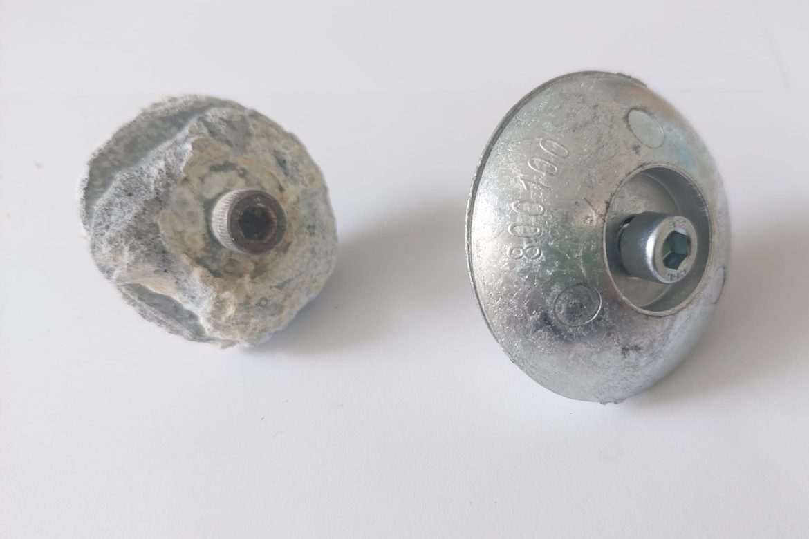 How often should you replace sacrificial anodes on your yacht?