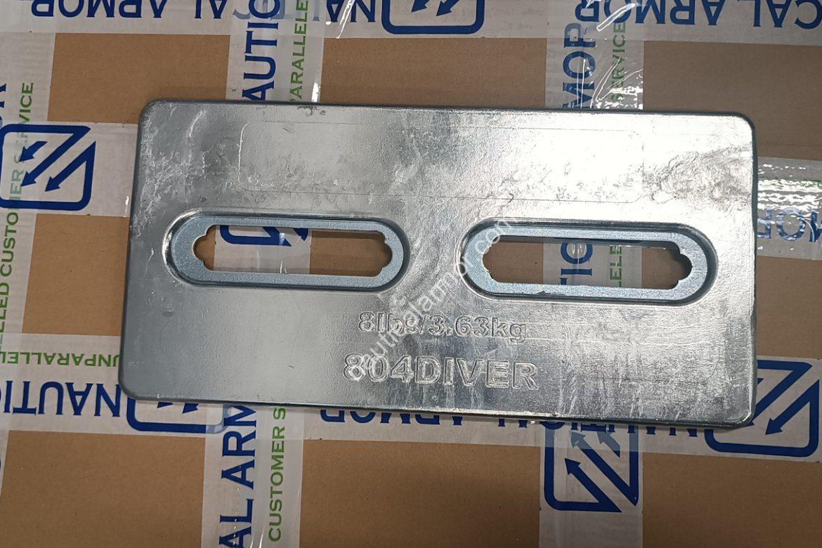 Why are the 804Diver/DiverMini among the most sold Bolt-On sacrificial anodes worldwide?