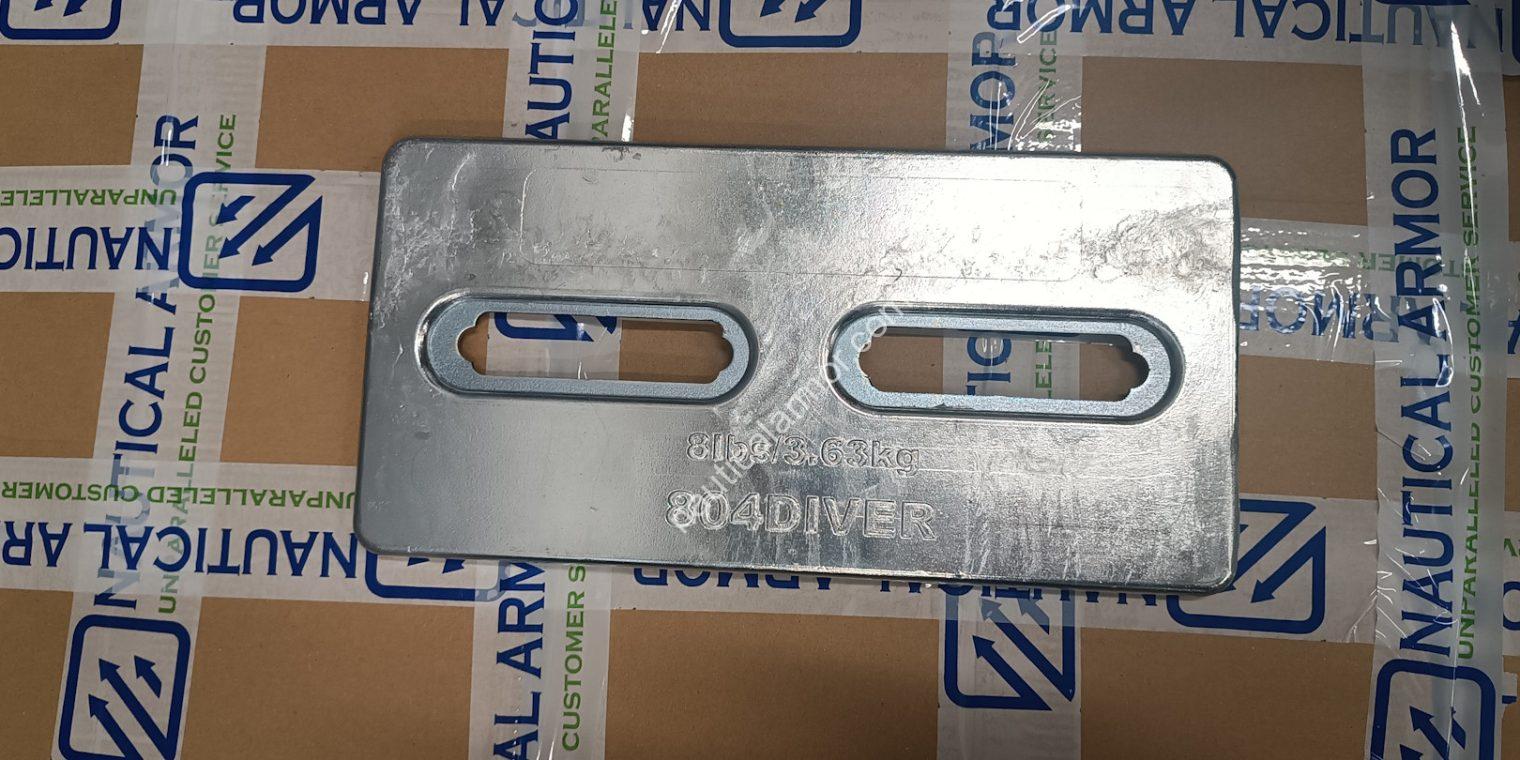 Why are the 804Diver/DiverMini among the most sold Bolt-On sacrificial anodes worldwide?