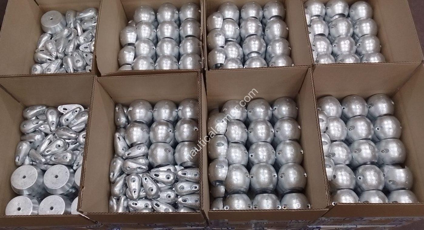 We produced, packed, and shipped thousands of rudder sacrificial anodes within a week