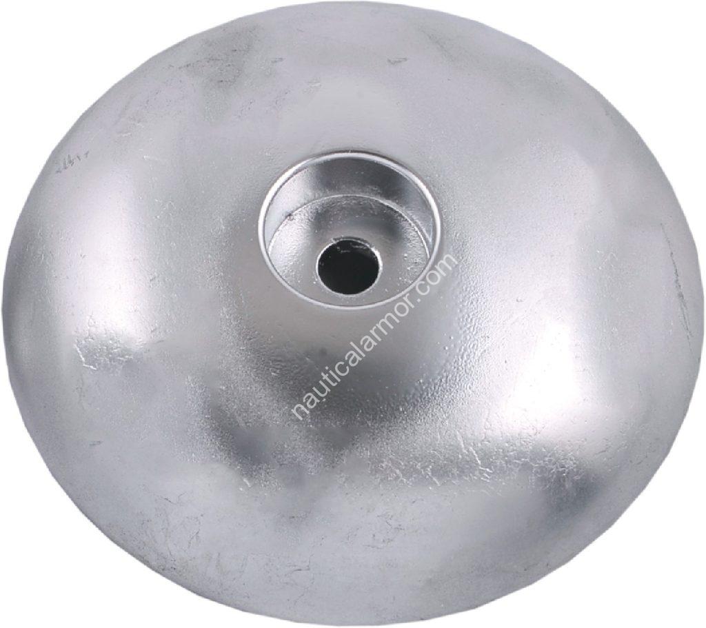 Nautical Armor brand-new rudder sacrificial anode on a white background