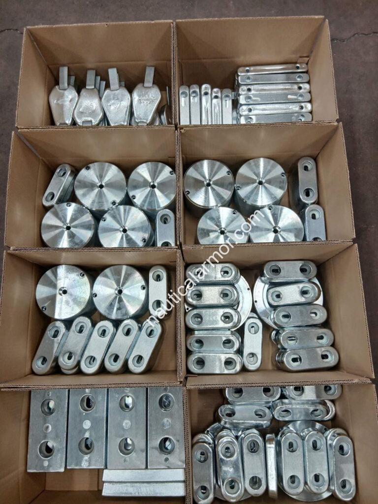NAUTICAL ARMOR - SACRIFICIAL ANODES - 687 - Packed boxes with anodes